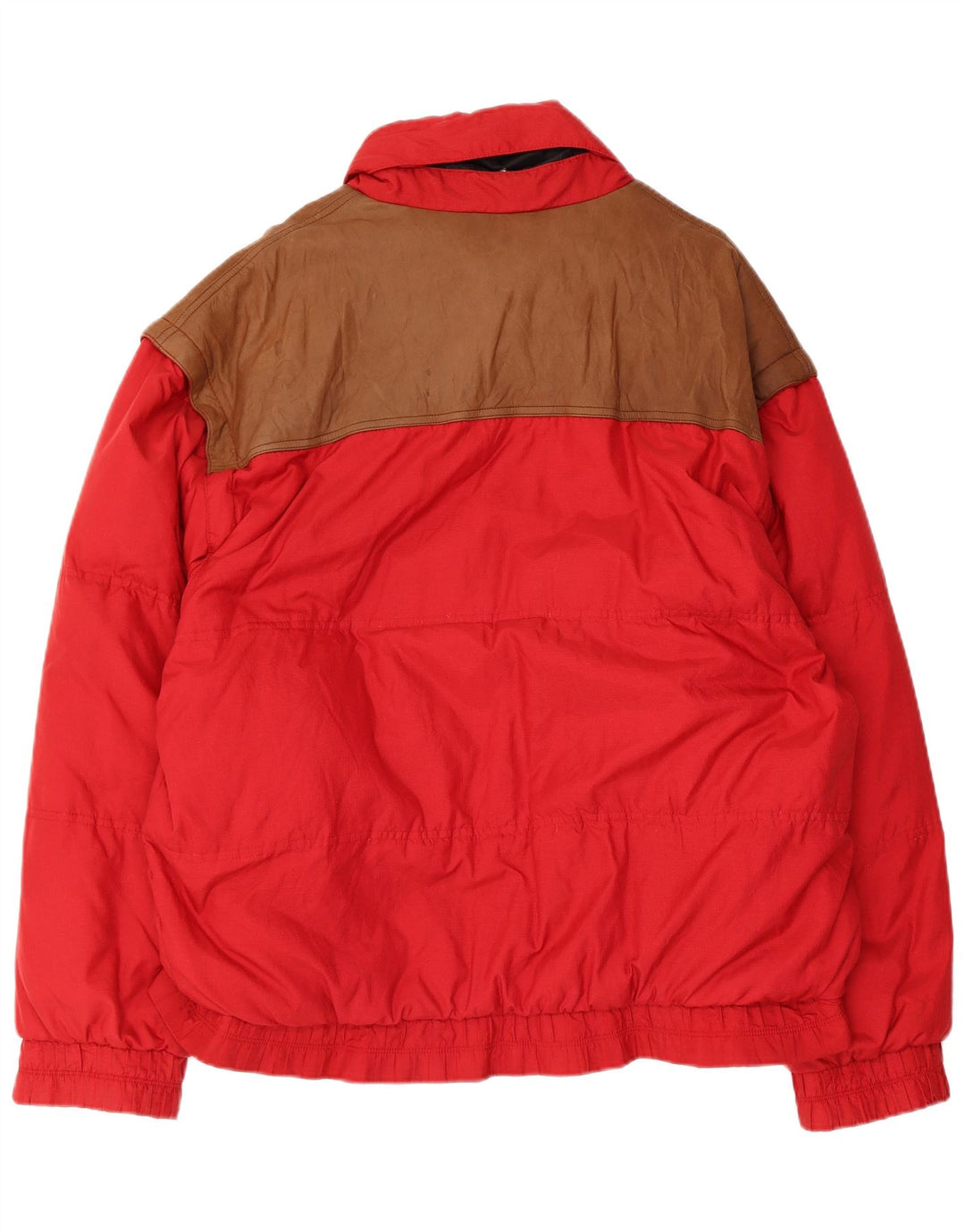 Daniel Hechter Mens Padded Jacket IT 52 XL Red Colourblock Polyamide