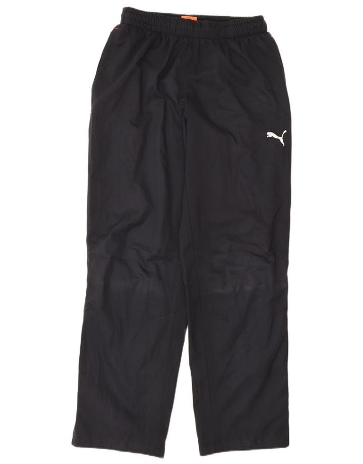 Puma Mens Tracksuit Trousers Medium  Navy Blue Polyester