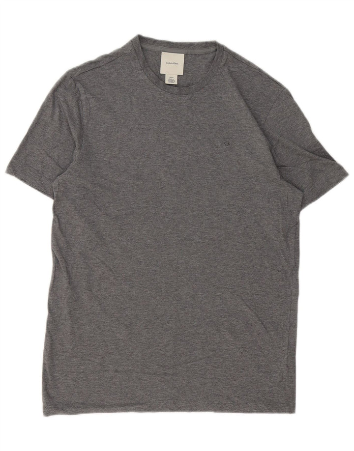 Calvin Klein Mens T-Shirt Top Small Grey Cotton