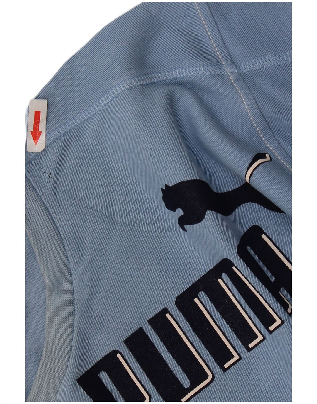 PUMA Mens Graphic Top Long Sleeve XL Blue Cotton