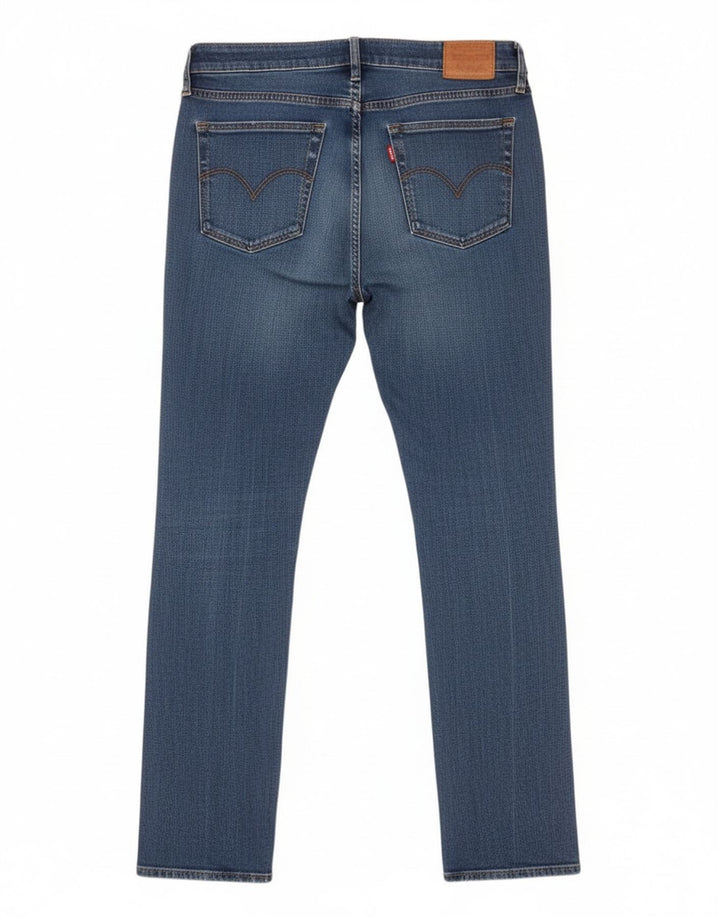Levi's Womens 712 Slim Jeans W31 L32 Blue Cotton
