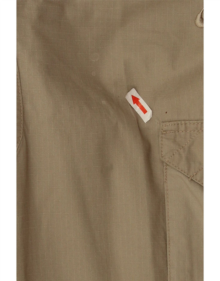 Nike Mens Straight Cargo Trousers Small W30 L30 Beige Cotton
