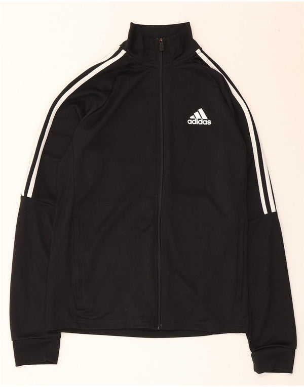 Adidas Mens Aeroready Tracksuit Top Jacket UK 38/40 Medium Black Polyester