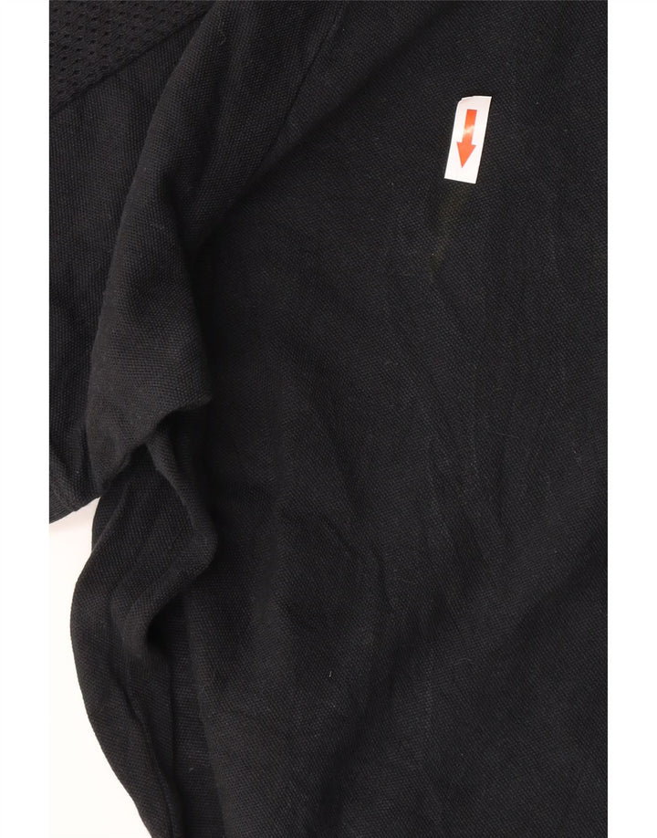 Puma Mens Polo Shirt Small Black Cotton
