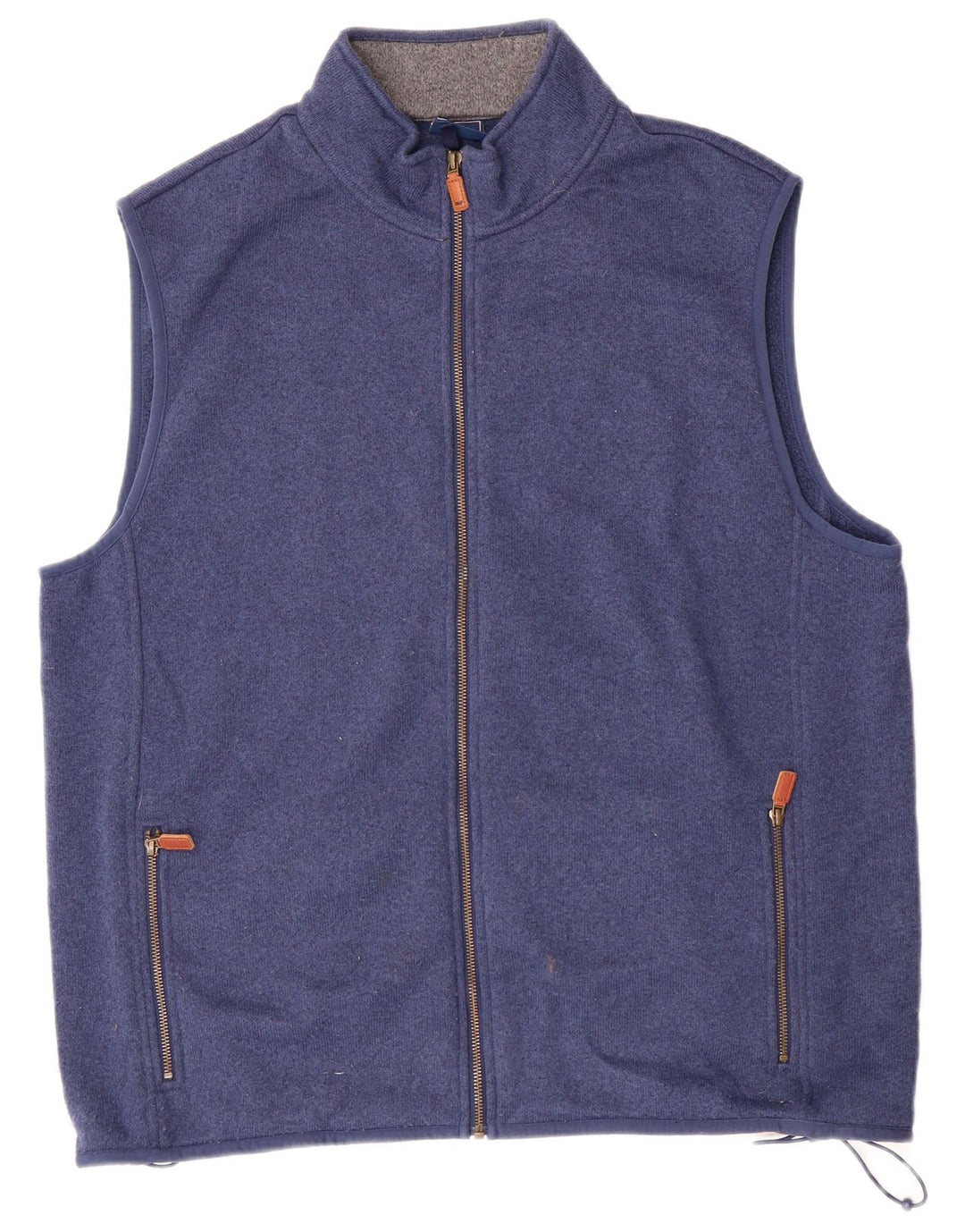 Vineyard Vines Mens Sleeveless Tracksuit Top Jacket XL Blue Flecked Preppy