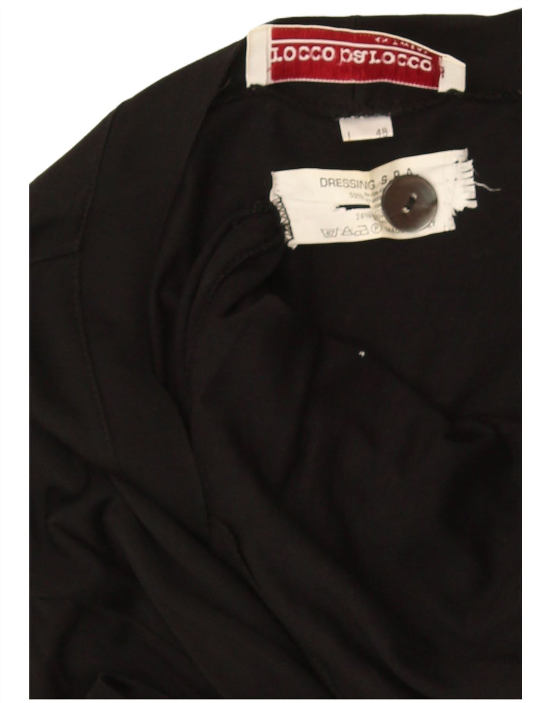 Roccobarocco Womens Blouse Top IT 48 XL Black Rayon