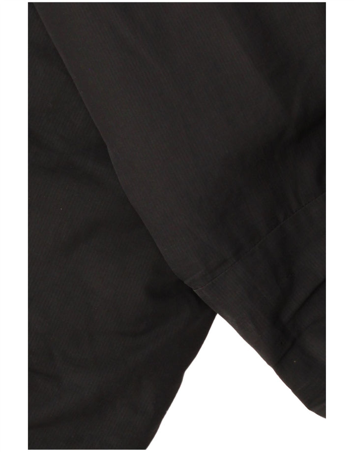 Nike Mens Hooded Padded Jacket UK 36 Small Black Polyester