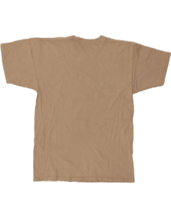 VOLCOM Womens Graphic T-Shirt Top UK 14 Medium Brown Cotton Vintage Volcom and Second-Hand Volcom from Messina Hembry 