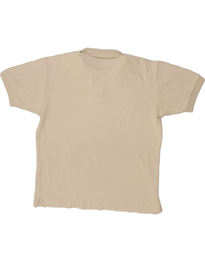FILA Mens Polo Shirt Large Beige Cotton Vintage Fila and Second-Hand Fila from Messina Hembry 