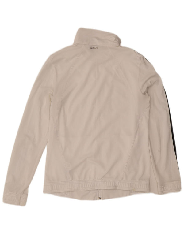 Adidas Womens Clima 365 Tracksuit Top Jacket UK 8/10 Small White Polyester