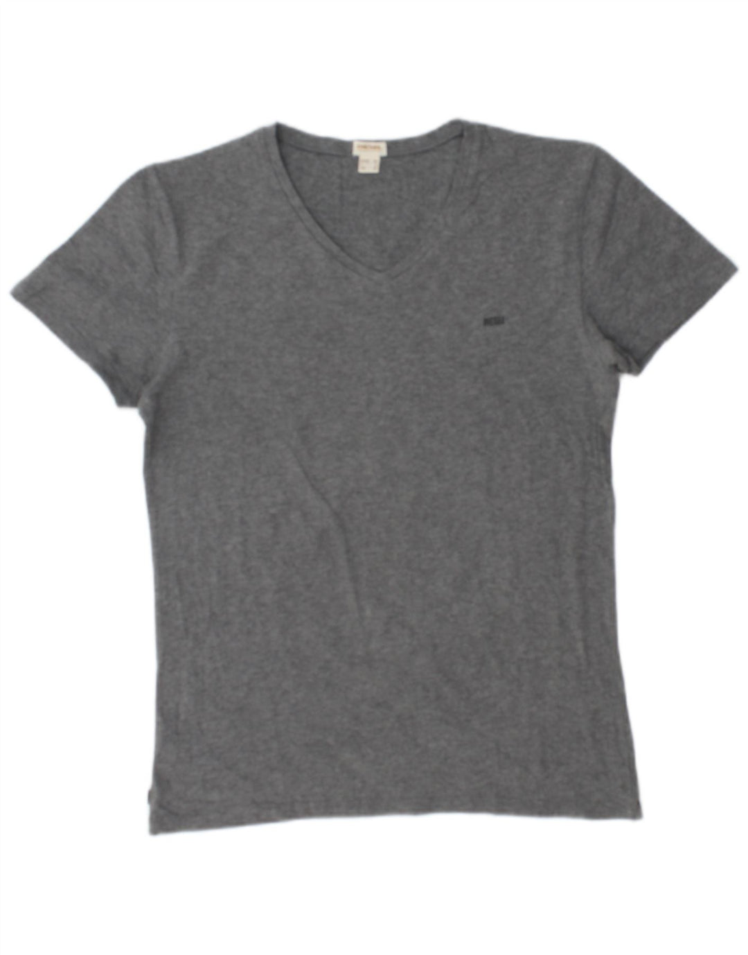 DIESEL Womens T-Shirt Top UK 12 Medium Grey