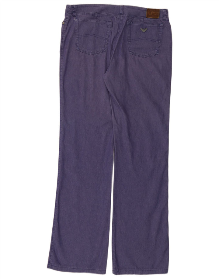 Armani Womens Bootcut Jeans W32 L33 Purple