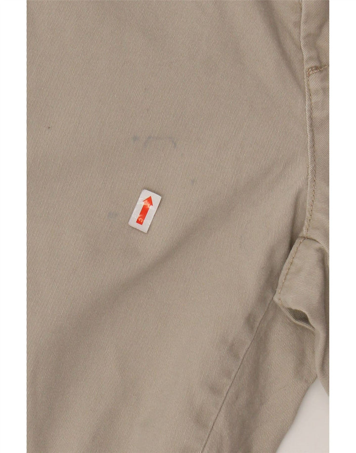 OVS Mens Regular Cargo Shorts IT 50 Large W34 Beige Cotton