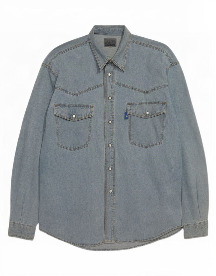 Vagabond Mens Denim Shirt Medium Blue