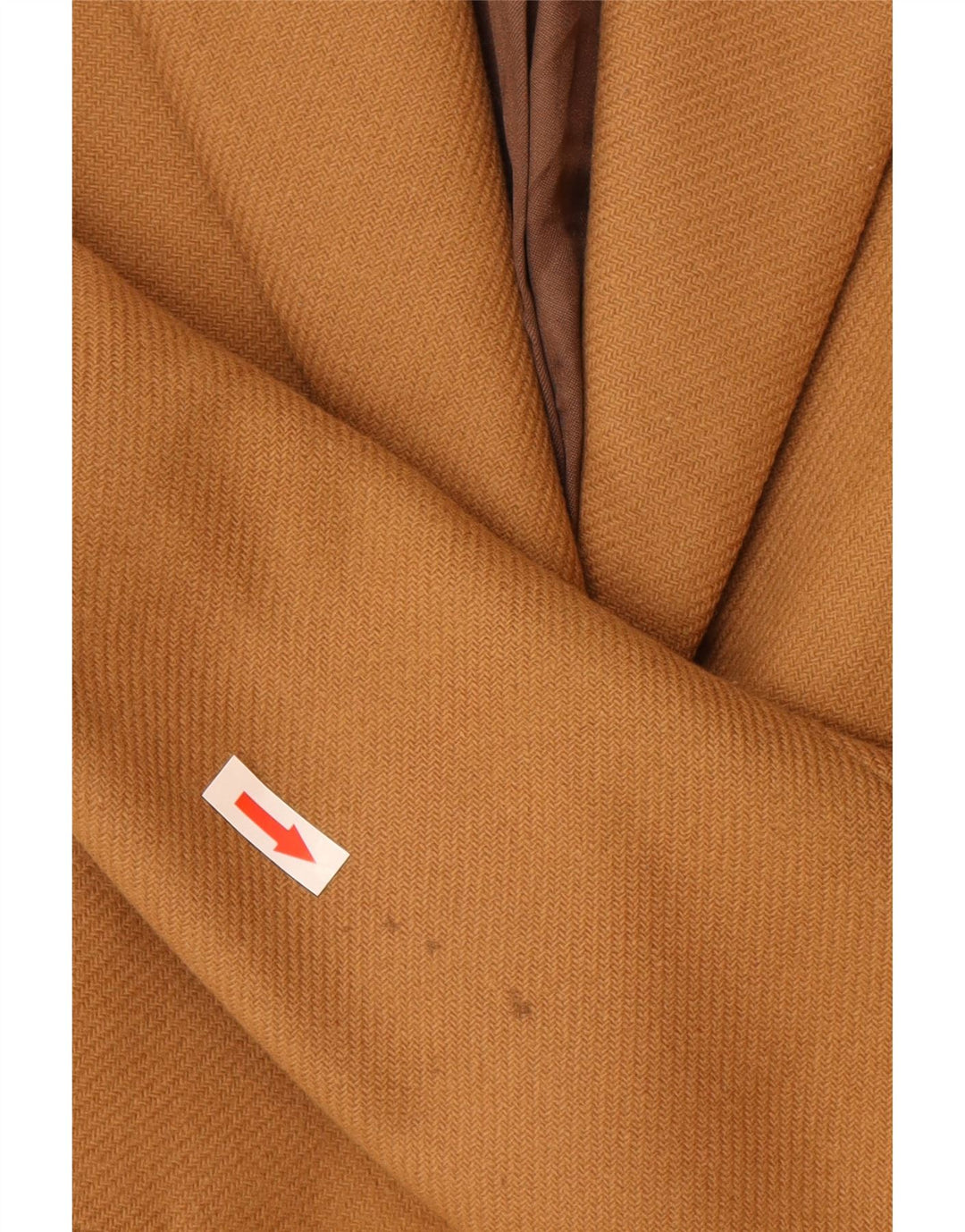 Zara Womens Overcoat UK 6 XS Brown Wool