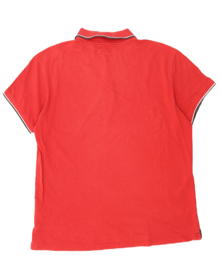 Marlboro Classics Mens Polo Shirt 2XL Red Cotton