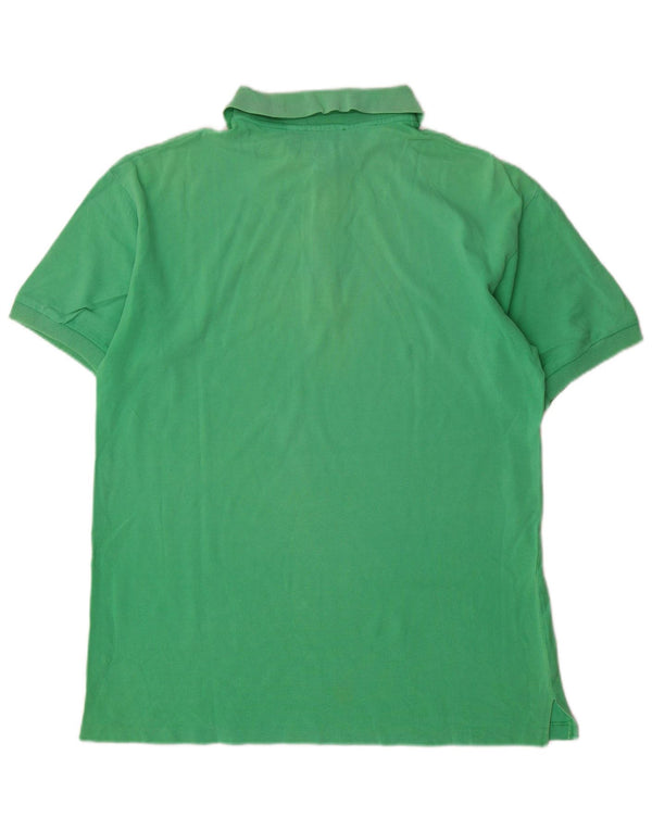 Lotto Mens Polo Shirt XL Green Cotton