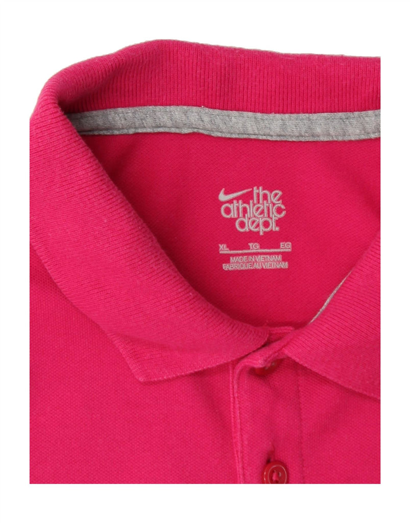 NIKE Womens Polo Shirt UK 18 XL Pink Cotton Vintage Nike and Second-Hand Nike from Messina Hembry 
