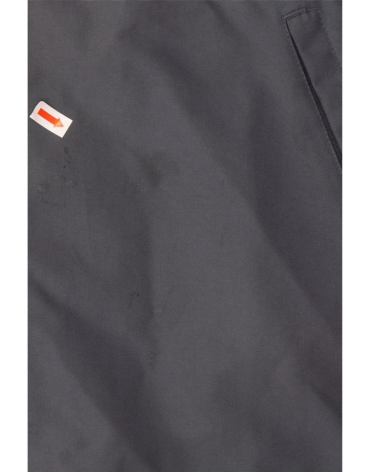 ADIDAS Mens Hooded Windbreaker Jacket UK 44/46 Large Grey