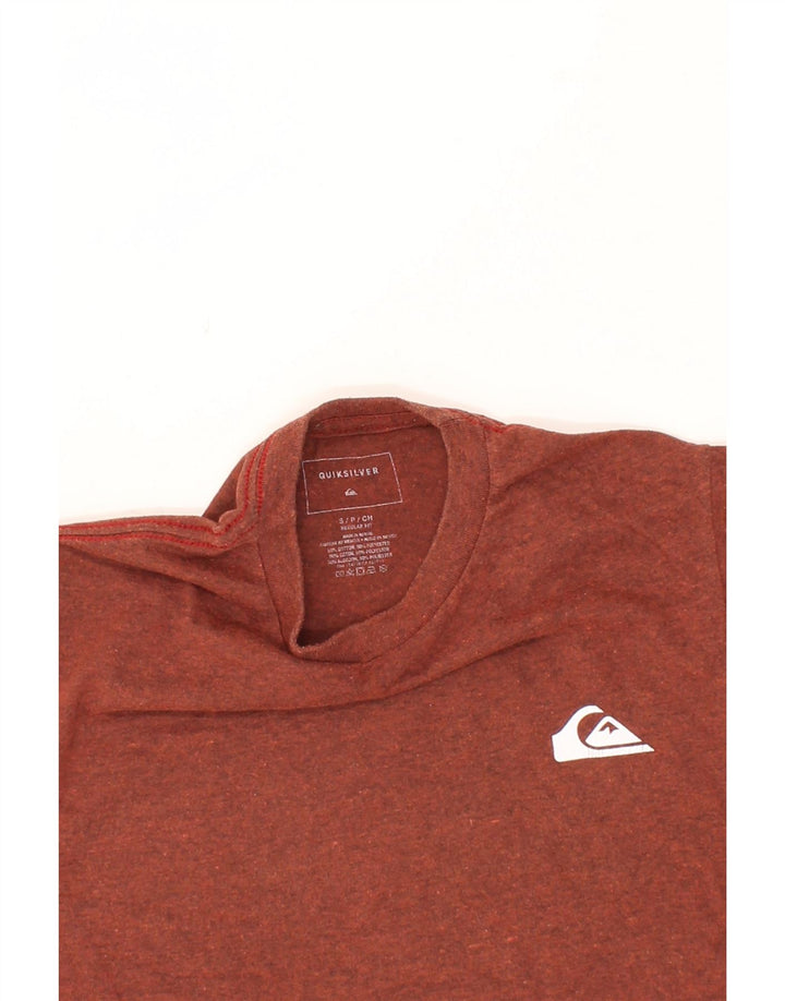 QUIKSILVER Mens T-Shirt Top Small Red Cotton Vintage Quiksilver and Second-Hand Quiksilver from Messina Hembry 