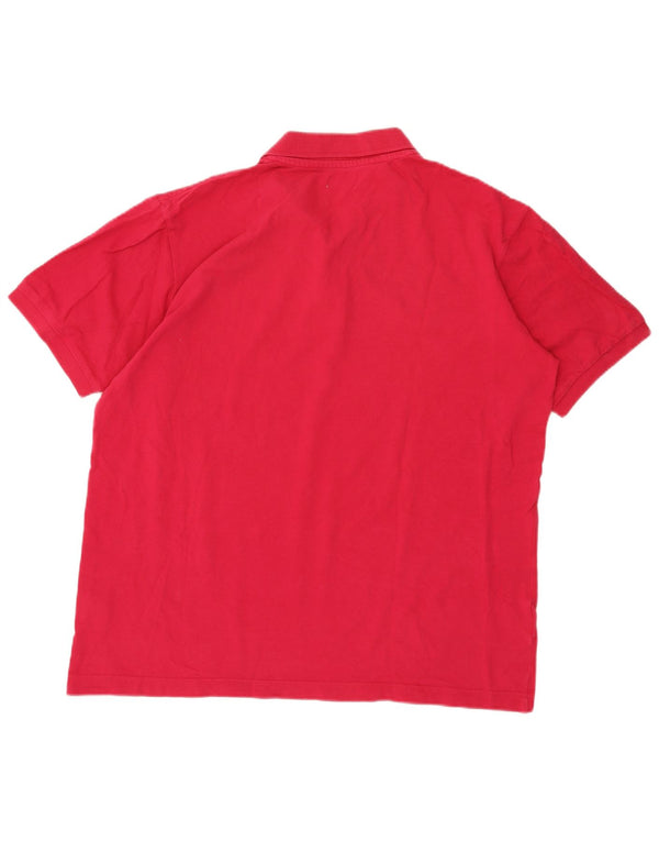 Kappa Mens Polo Shirt 2XL Pink Cotton