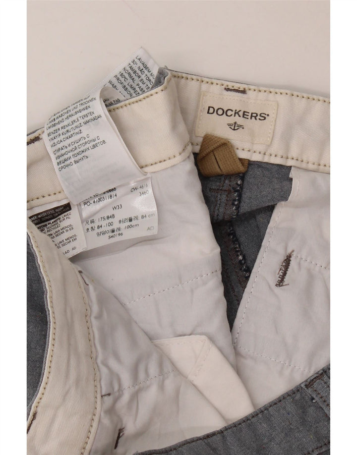 DOCKERS Mens Cargo Shorts W33 Medium Grey Cotton Vintage Dockers and Second-Hand Dockers from Messina Hembry 