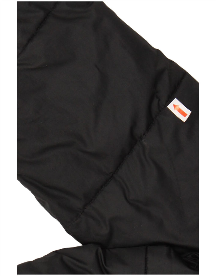 HOLLISTER Womens Oversized Padded Jacket UK 6 XS Black Polyester