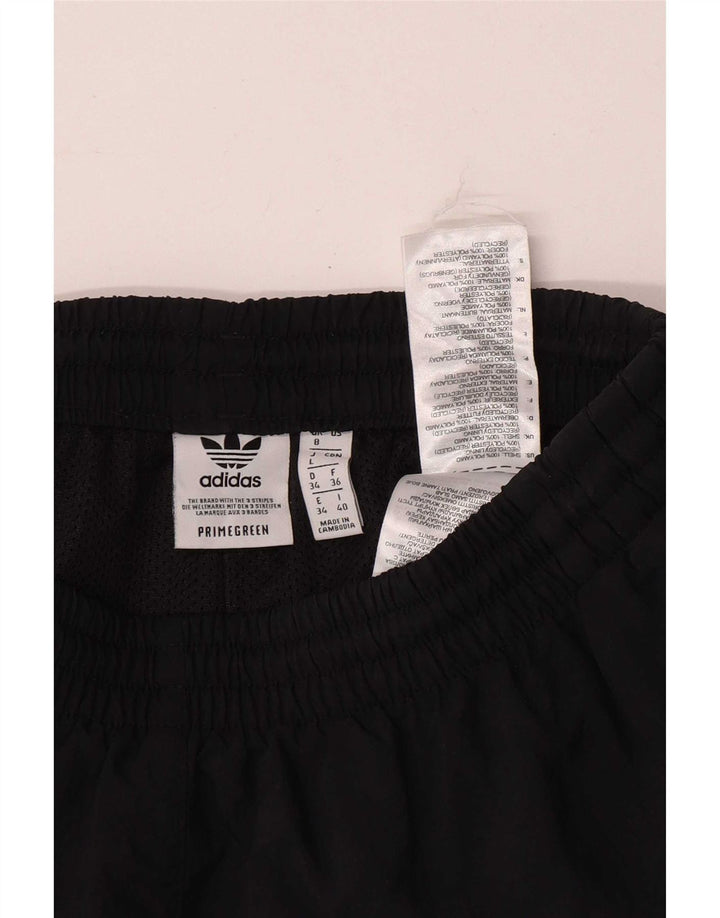 Adidas Womens Sport Shorts UK 8 Small Black Polyester
