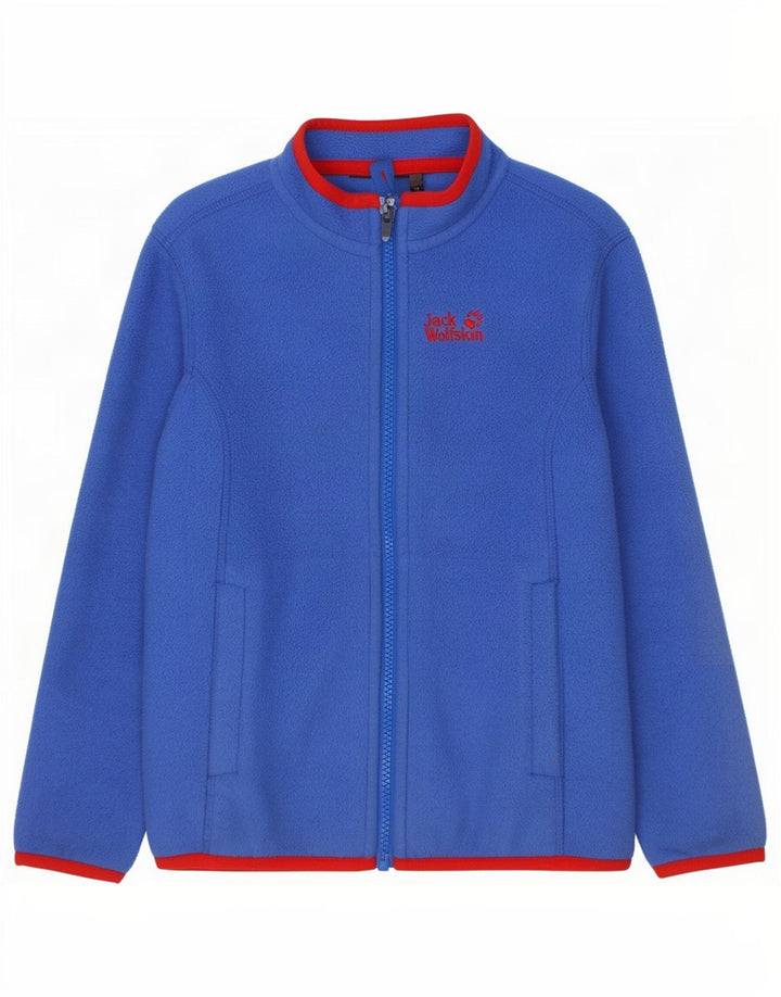 Jack Wolfskin Boys Liner Fleece Jacket 5-6 Years Blue Polyester