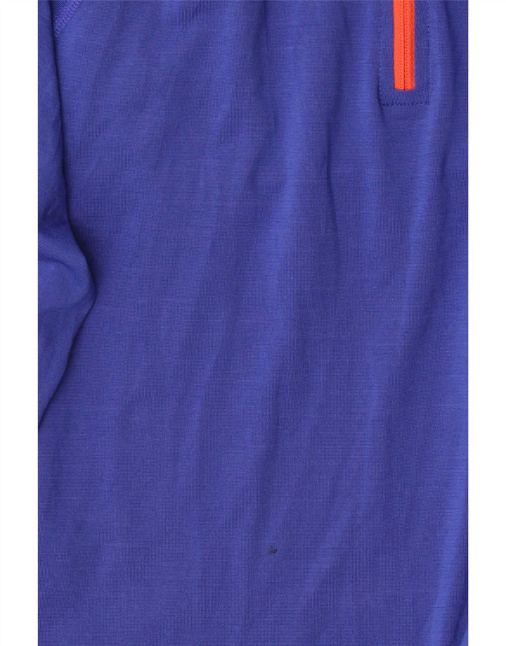 The North Face Womens Zip Neck Pullover Tracksuit Top UK 12 Medium Blue