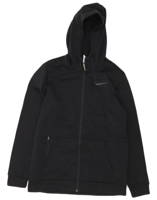 Nike Mens Therma-Fit Zip Hoodie Sweater Medium Black Polyester