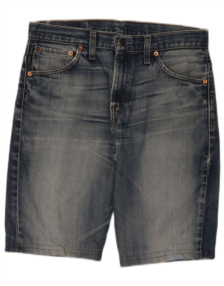 LEVI'S Mens 507 Denim Shorts W33 Medium  Blue Cotton