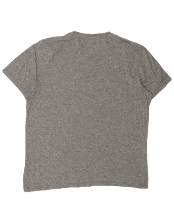 Timberland Mens Slim Fit T-Shirt Top XL Grey Cotton