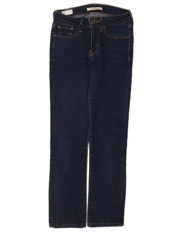 Levi's Womens 715 Bootcut Jeans W24 L26 Navy Blue Cotton