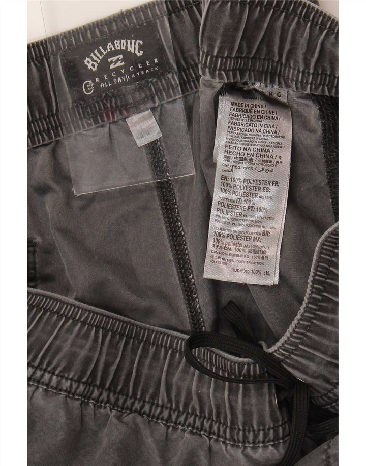 Billabong Mens Shorts Large W34 Grey Polyester