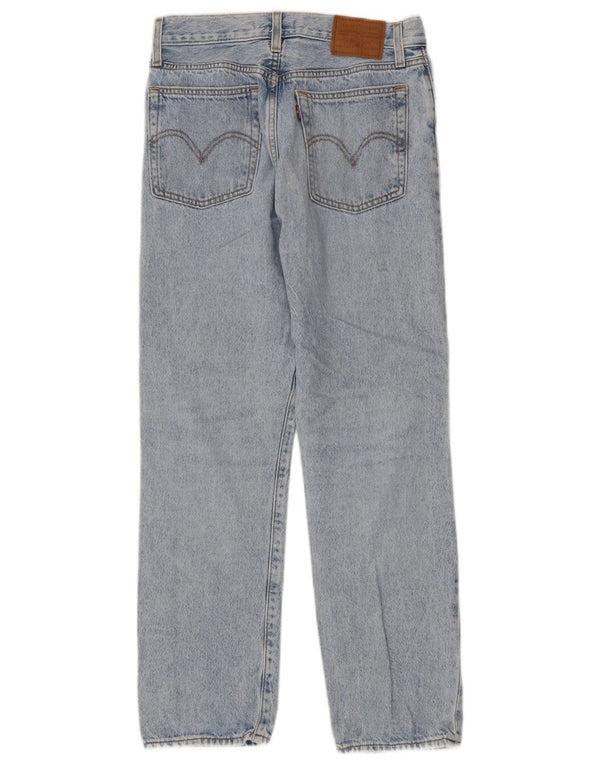 Levi's Womens Wedgie Straight Jeans W26 L28 Blue Cotton
