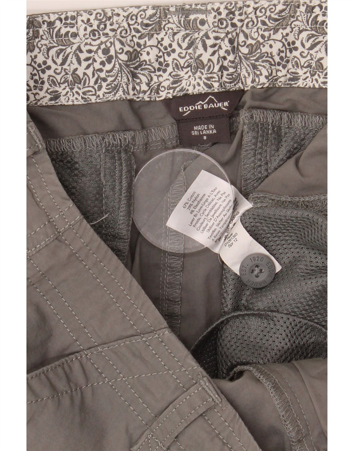 EDDIE BAUER Womens Straight Skirt US 8 Medium W30 Grey Cotton Vintage Eddie Bauer and Second-Hand Eddie Bauer from Messina Hembry 