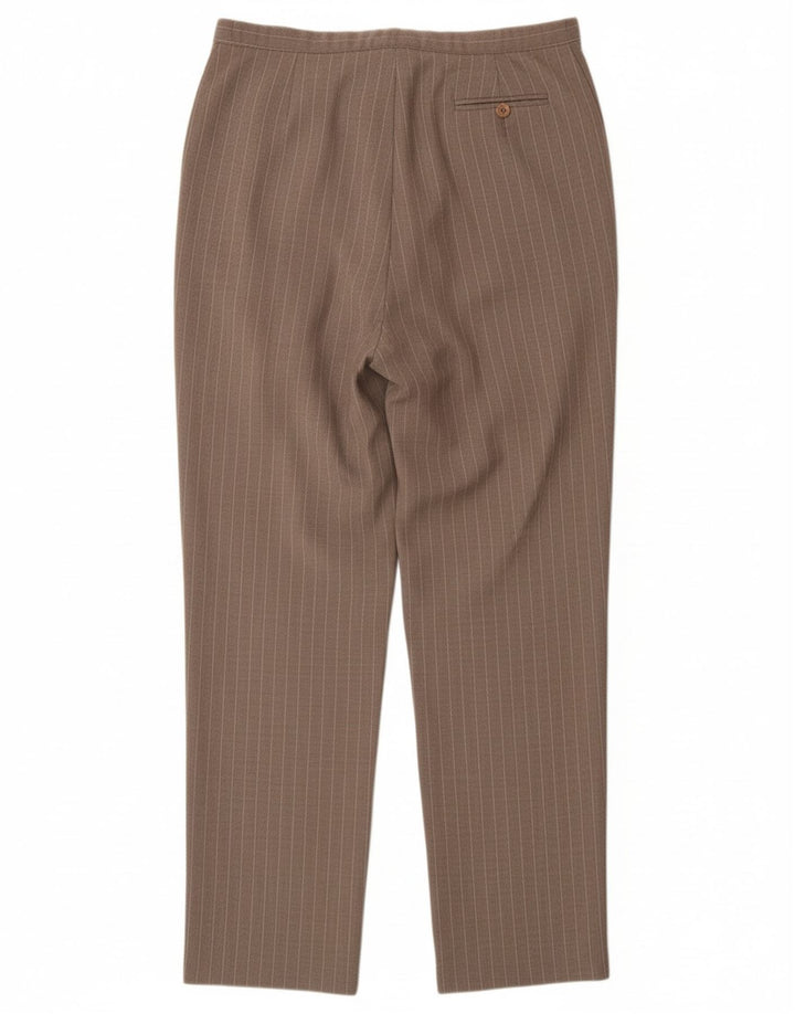 LAURA ASHLEY Womens High Waist Suit Trousers UK 16 Large W32 L31 Grey