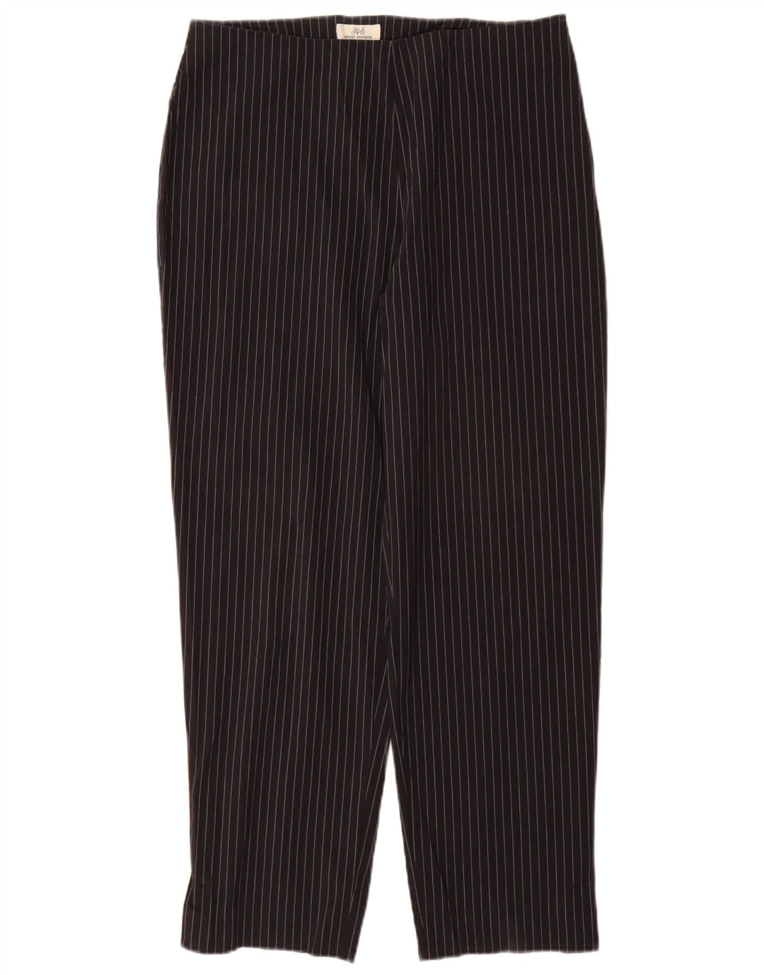 BROOKS BROTHERS Womens 346 Casual Trousers US 12 Large W30 L28 Black