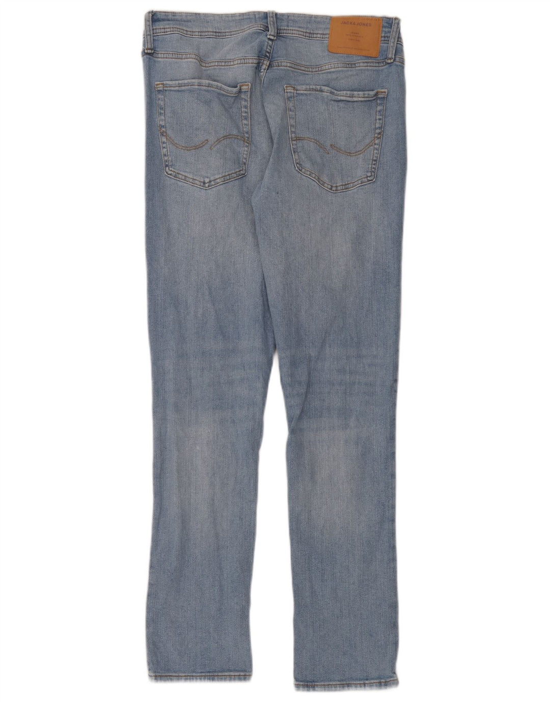 Jack & Jones Womens Slim Jeans W32 L32 Blue Cotton