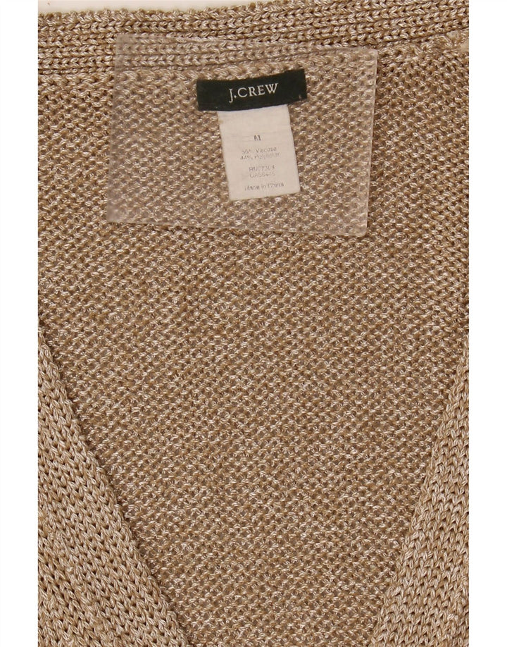 J. CREW Womens Cardigan Sweater UK 12 Medium Beige Viscose Vintage J. Crew and Second-Hand J. Crew from Messina Hembry 