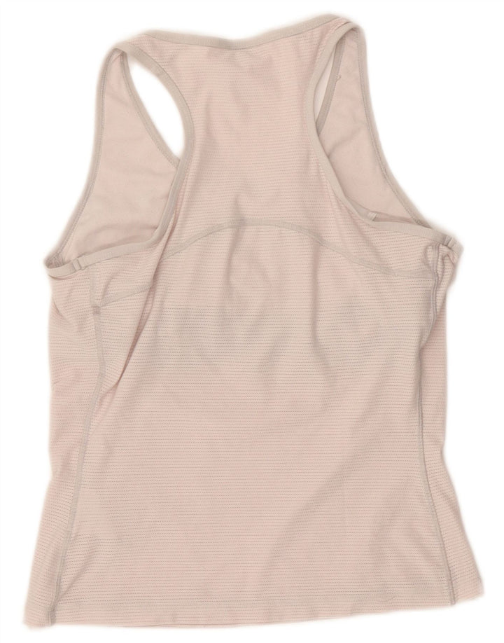 Nike Womens Vest Top UK 10/12 Medium Grey Polyester