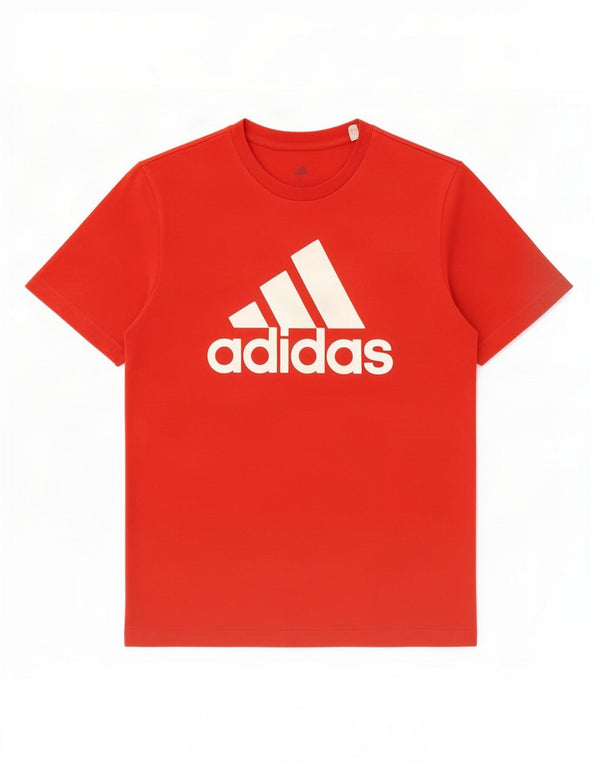 Adidas Mens Graphic T-Shirt Top Small Red Cotton