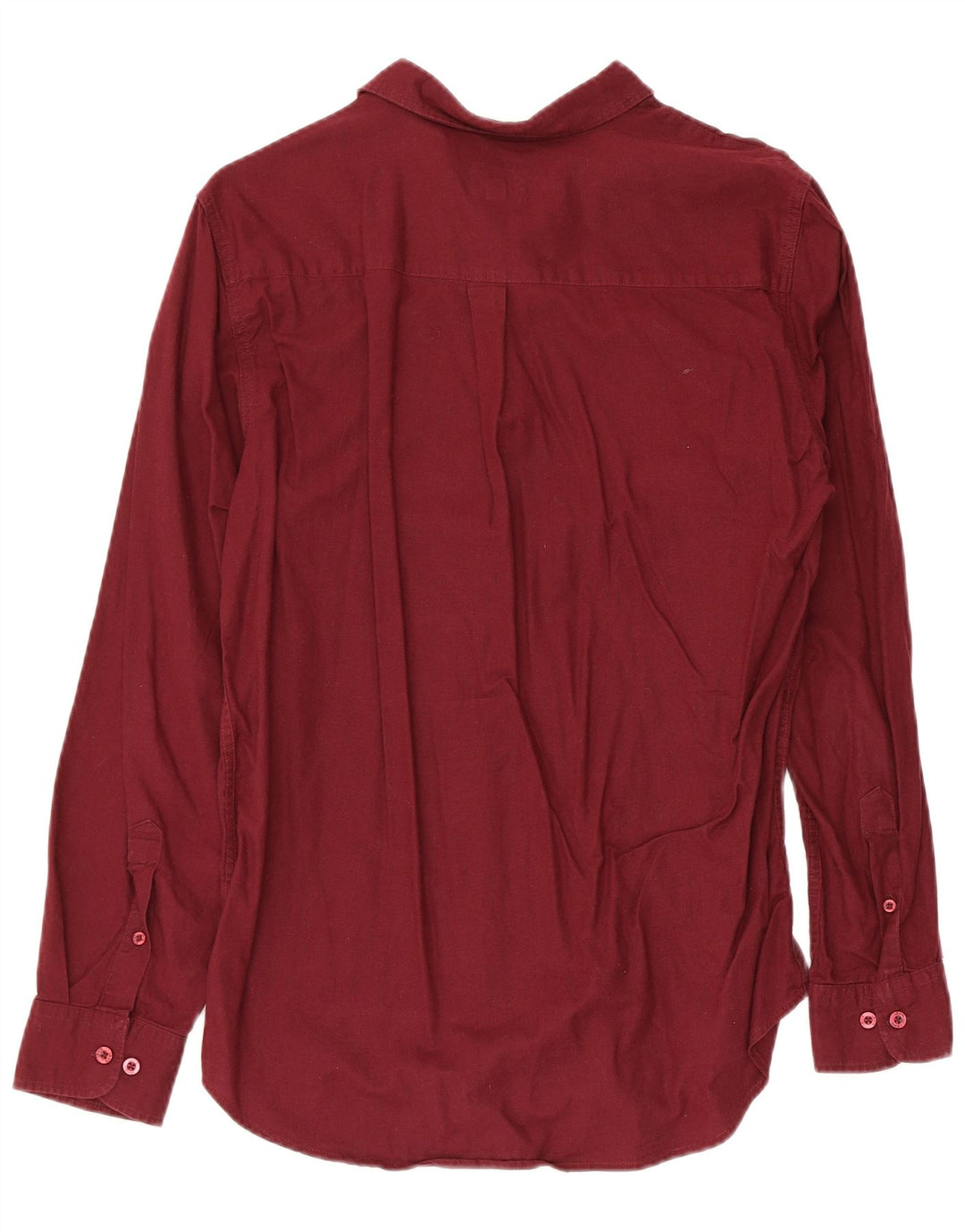 Levi's Mens Shirt Large Burgundy Cotton