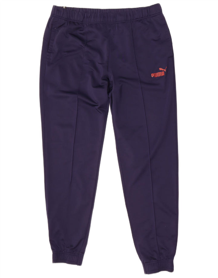 Puma Mens Tracksuit Trousers Joggers XL  Navy Blue Polyester