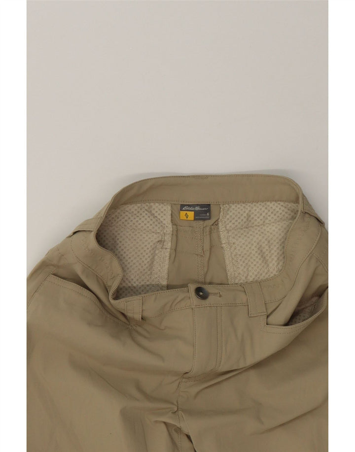 EDDIE BAUER Womens Casual Shorts US 6 Medium W30 Beige Nylon Vintage Eddie Bauer and Second-Hand Eddie Bauer from Messina Hembry 