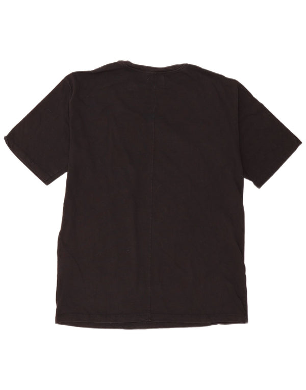 Converse Mens Graphic T-Shirt Top XS Black Cotton