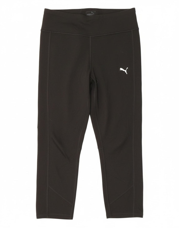 PUMA Womens Capri Leggings UK 14 Large  Black