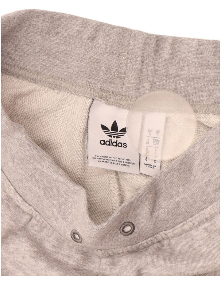 ADIDAS Mens Sport Shorts Small  Grey Cotton