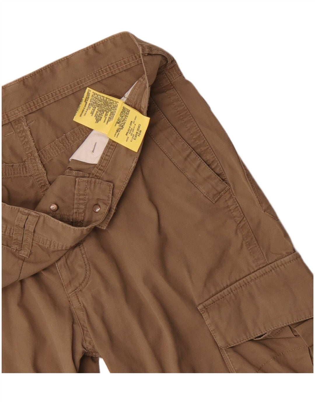 Wrangler Mens Cargo Shorts W34 Large Brown Cotton